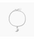 Pulsera Niña Plata Luna Medida 16/18 cm. - 000820011