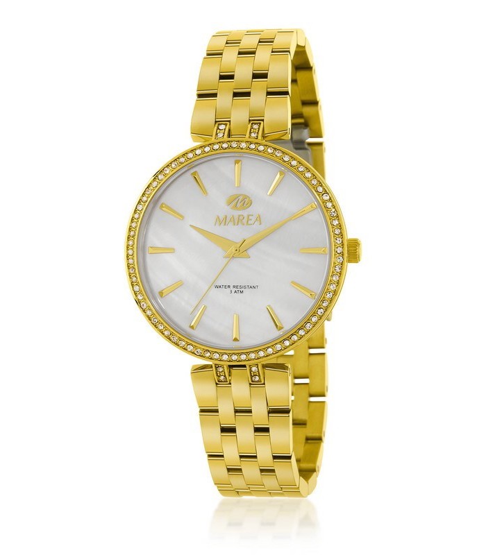 Marea Reloj Mujer Cuarzo Metal Dorado Tam 35 mm - B54229/5