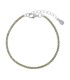 Salvatore Plata Pulsera Mujer Plata Riviere Peridotos - 000230788
