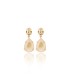 Victoria Cruz Pendientes Mujer Plata Rosé Swarovski Color Champán - 000180114