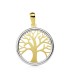 Colgante Mujer Oro Bicolor 18 ktes Árbol de la Vida 19 mm - 000150634