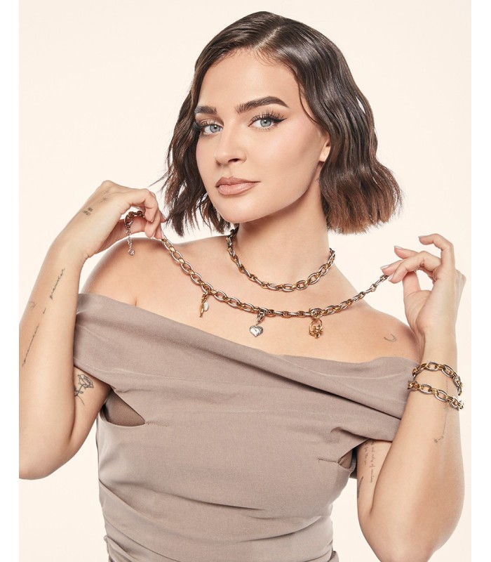 Viceroy Fashion 75363C01019 Laura Escanes Collar Mujer Acero Bicolor - 000730257