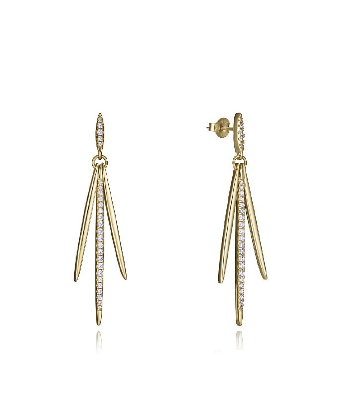 Viceroy Jewels 2321E100-30 Pendientes Mujer Plata Dorada - 000750267