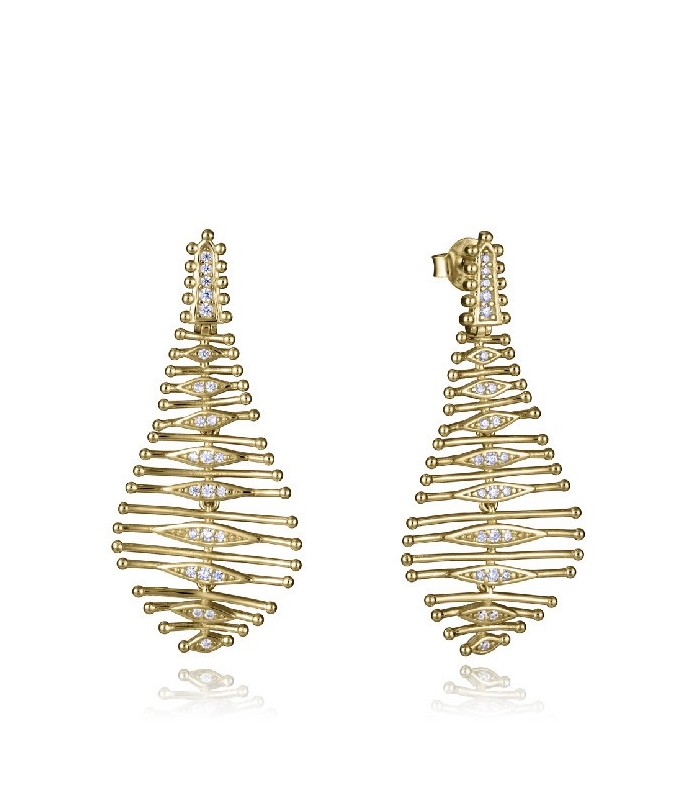 Viceroy Jewels 2318E100-30 Pendientes Mujer Plata Dorada - 000750268