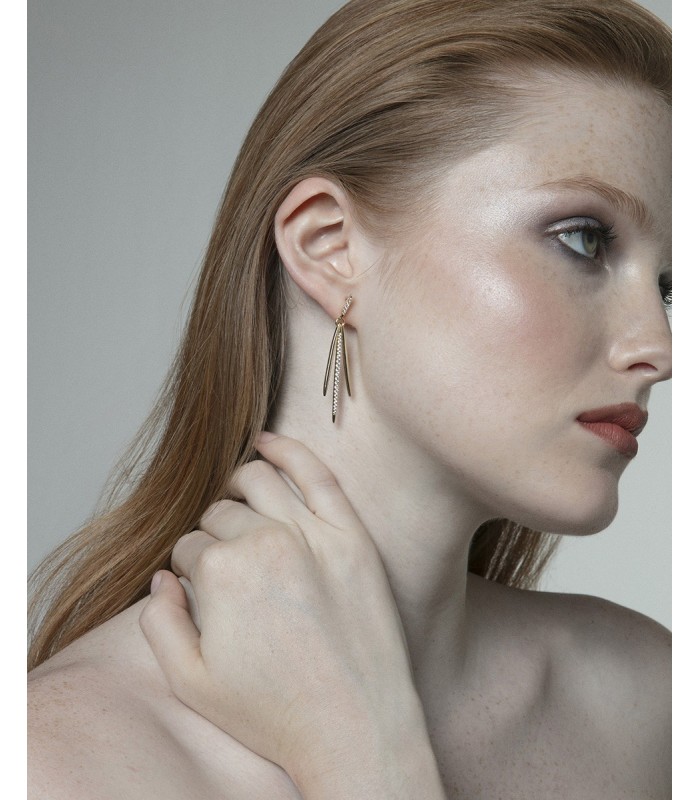 Viceroy Jewels 2321E100-30 Pendientes Mujer Plata Dorada - 000750267