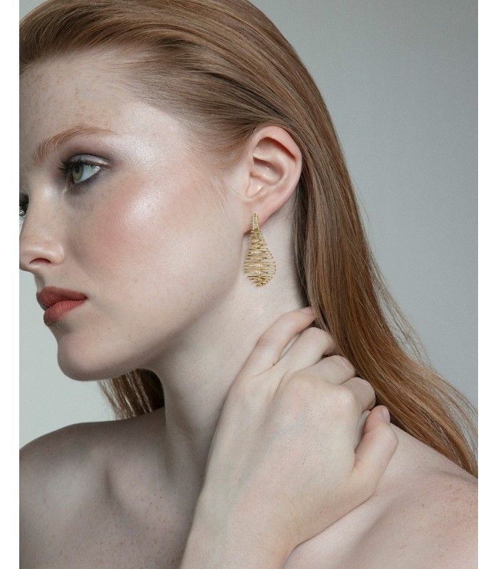 Viceroy Jewels 2318E100-30 Pendientes Mujer Plata Dorada - 000750268