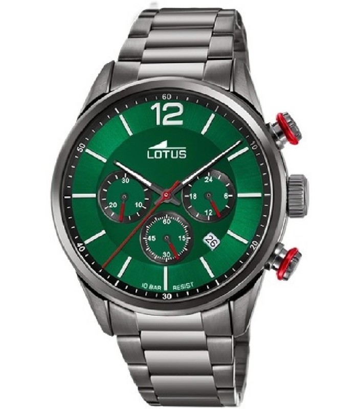 Lotus Reloj Hombre Crono Acero Gris - 18686/4