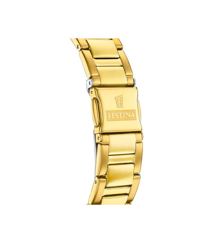 Festina Reloj Mujer Acero Dorado Circonitas 38 mm - F20609/1