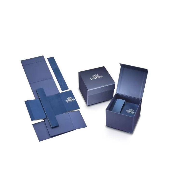 Festina Reloj Hombre Crono Acero Negro 44 mm - F20577/1