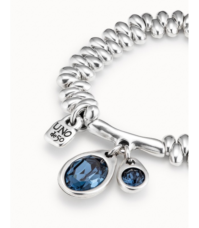 Uno de 50 PUL2225AZUMTL0M ECLIPSE Pulsera Mujer Chapado Plata Elástica - 000500522