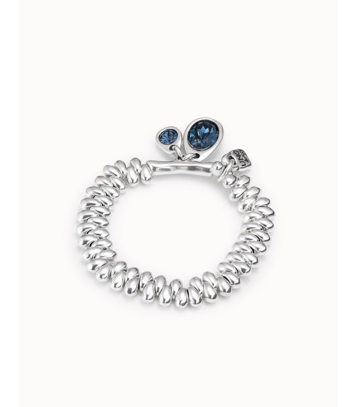 Uno de 50 PUL2225AZUMTL0M ECLIPSE Pulsera Mujer Chapado Plata Elástica - 000500522