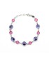 Victoria Cruz Pulsera Mujer Plata Cristal Swarovski Colores - 000180056