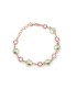 Victoria Cruz Pulsera Mujer Plata Dorada Swarovski Colores - 000180122