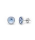 Victoria Cruz A2791-14HT Pendientes Mujer Plata Cristal Swarovski Ligth Sapphire 9 mm - 000180053