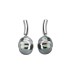 Majorica 09287.03.2.906.706.1 Pendientes Mujer Plata Perla Gris 8 mm - 000450560