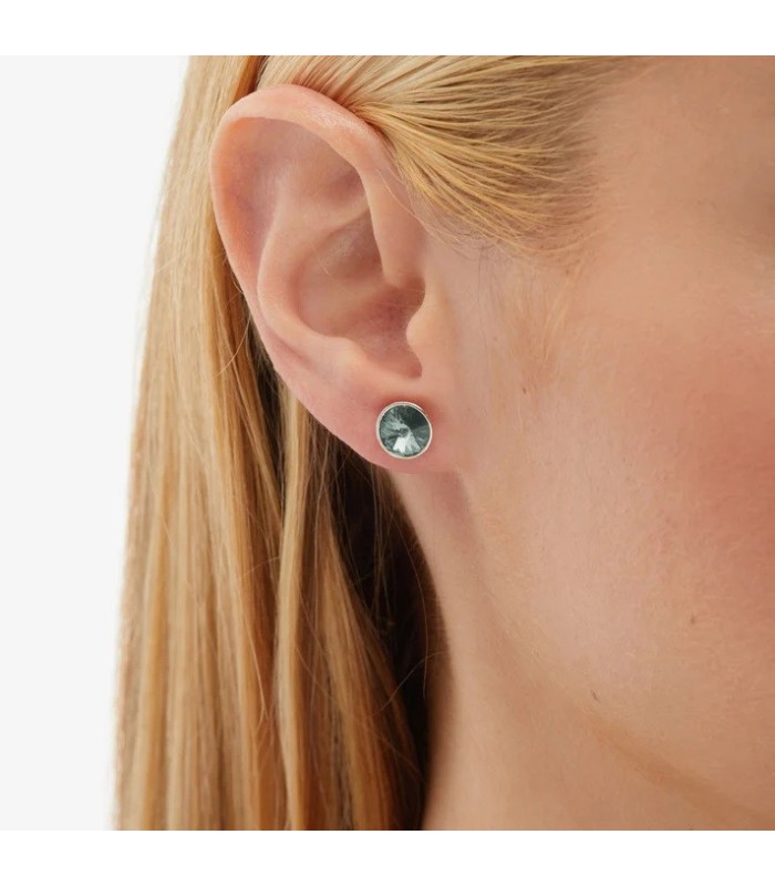 Victoria Cruz A2791-8HT Pendientes Mujer Plata Cristal Swarovski Sapphire - 000180054