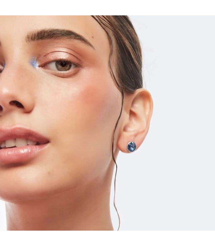 Victoria Cruz A2791-8HT Pendientes Mujer Plata Cristal Swarovski Sapphire - 000180054