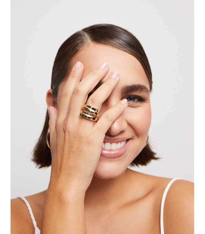 Uno de 50ANI0639ORO00012 Maratua Island Anillo Mujer Chapado Oro 12 - 000500869