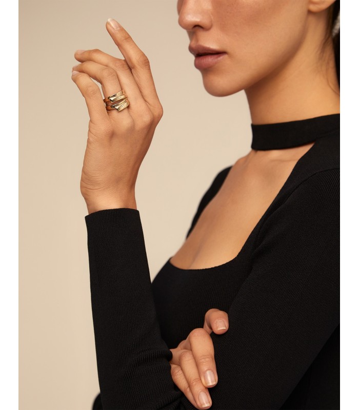 Uno de 50ANI0639ORO00012 Maratua Island Anillo Mujer Chapado Oro 12 - 000500869