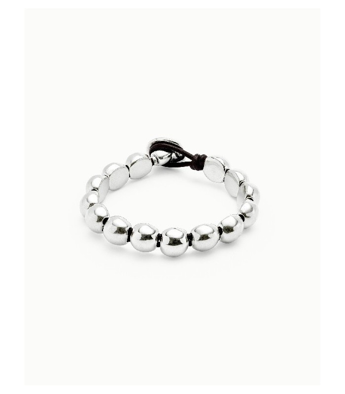 Uno de 50 PUL2519MTL0000M Ser intrépida Pulsera Mujer Chapada Bolas Plata M - 000500883