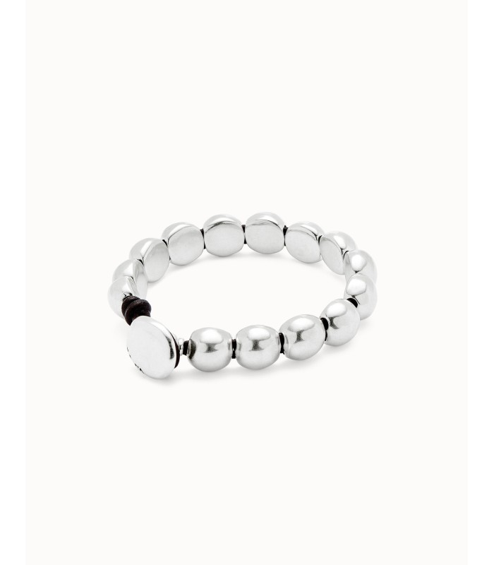 Uno de 50 PUL2519MTL0000M Ser intrépida Pulsera Mujer Chapada Bolas Plata M - 000500883