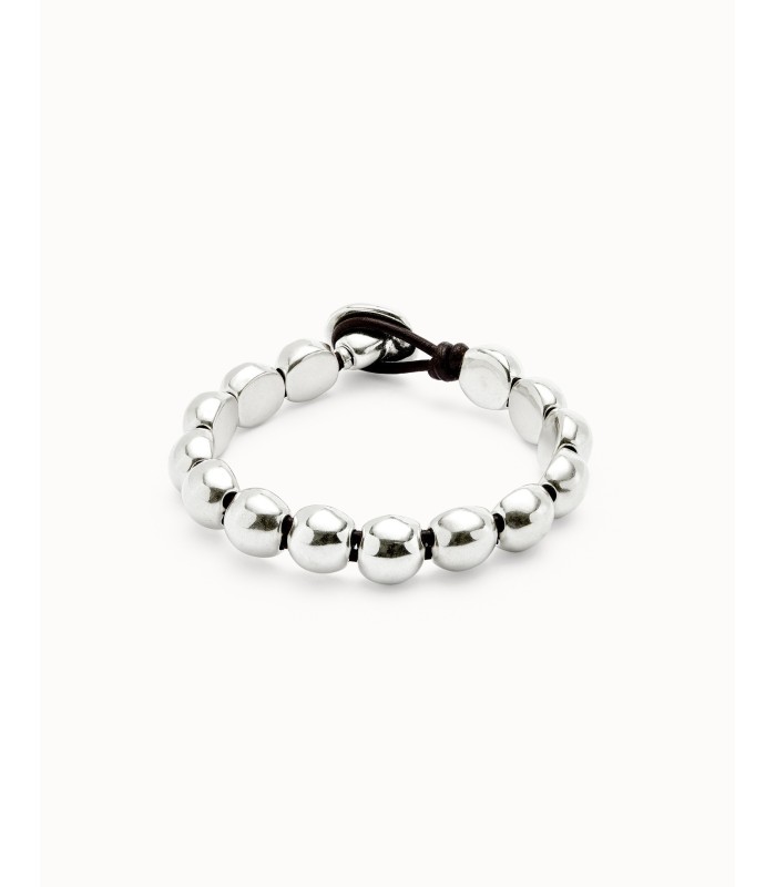 Uno de 50 PUL2519MTL0000M Ser intrépida Pulsera Mujer Chapada Bolas Plata M - 000500883
