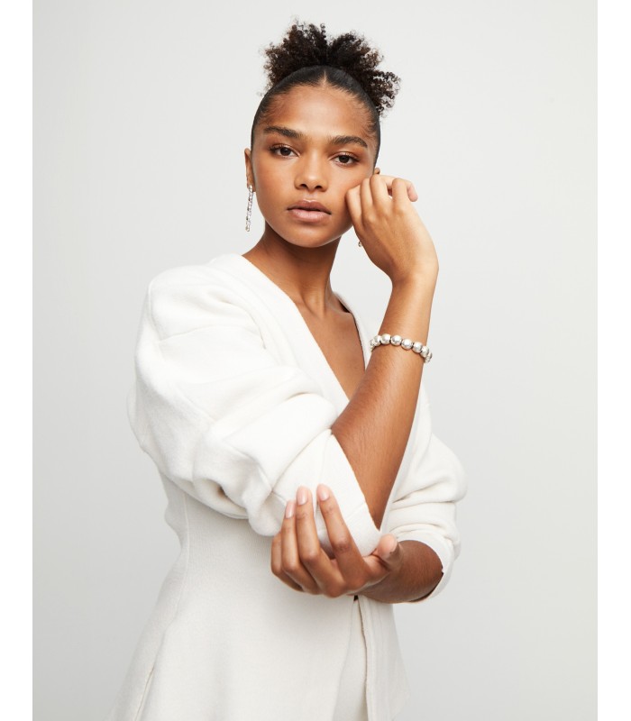 Uno de 50 PUL2519MTL0000M Ser intrépida Pulsera Mujer Chapada Bolas Plata M - 000500883