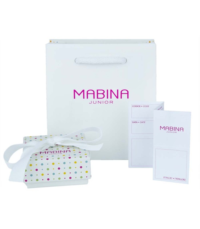Mabina Junior 553728 Collar Niña Plata Flor Esmaltes - 000820188