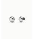 Uno de 50 PEN0996MTL0000U Pendientes Mujer Chapado Plata Bola Plana 13 mm - 000500879