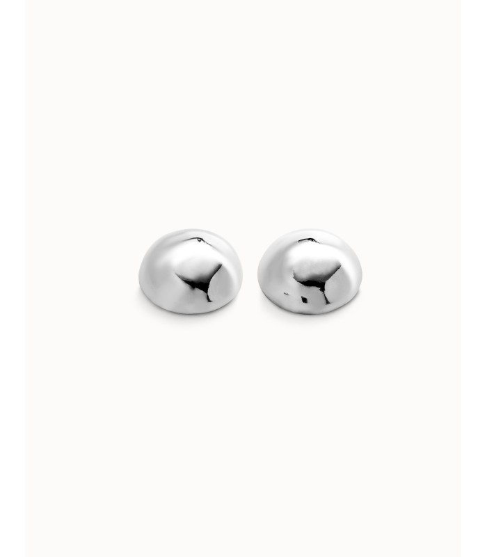 Uno de 50 PEN0996MTL0000U Pendientes Mujer Chapado Plata Bola Plana 13 mm - 000500879
