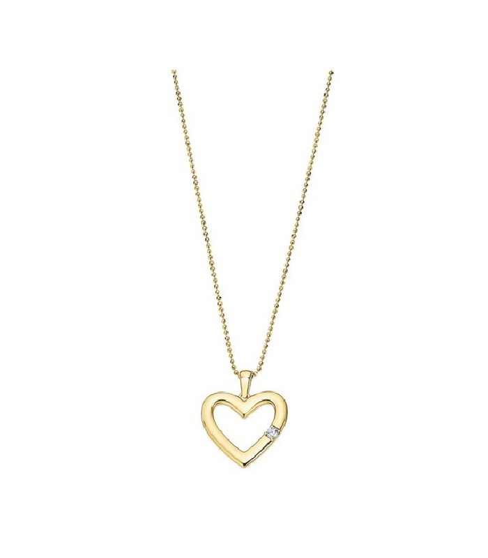 Lotus Silver LP3217-1/2 Collar Mujer Plata Chapada Corazón - 000990318