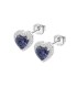 Lotis Silver LP3784-4/1 Pendientes Mujer Plata Zafiros Corazones 10 mm - 000990325