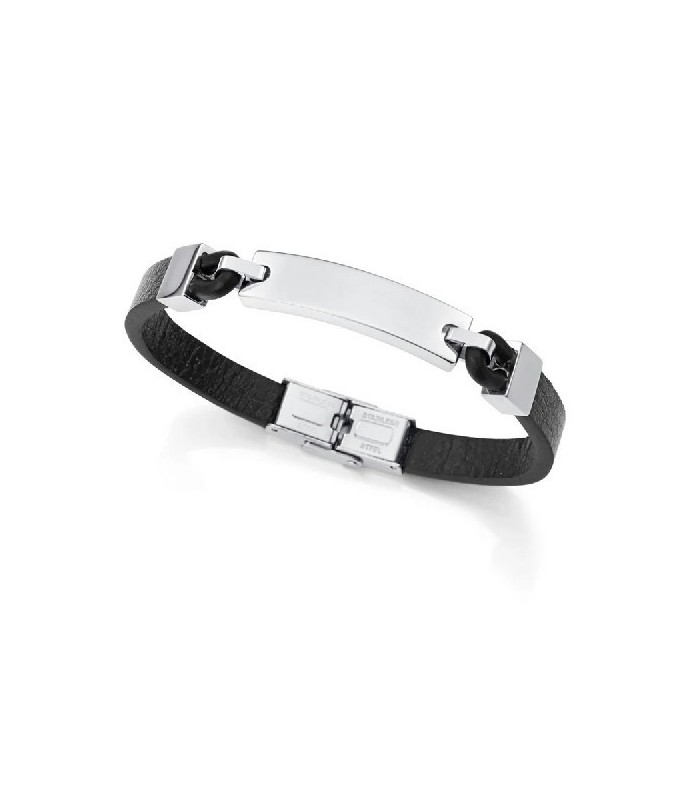 Viceroy Fashion 15170P0111 Pulsera Hombre Acero Cuero Marrón - 000730271