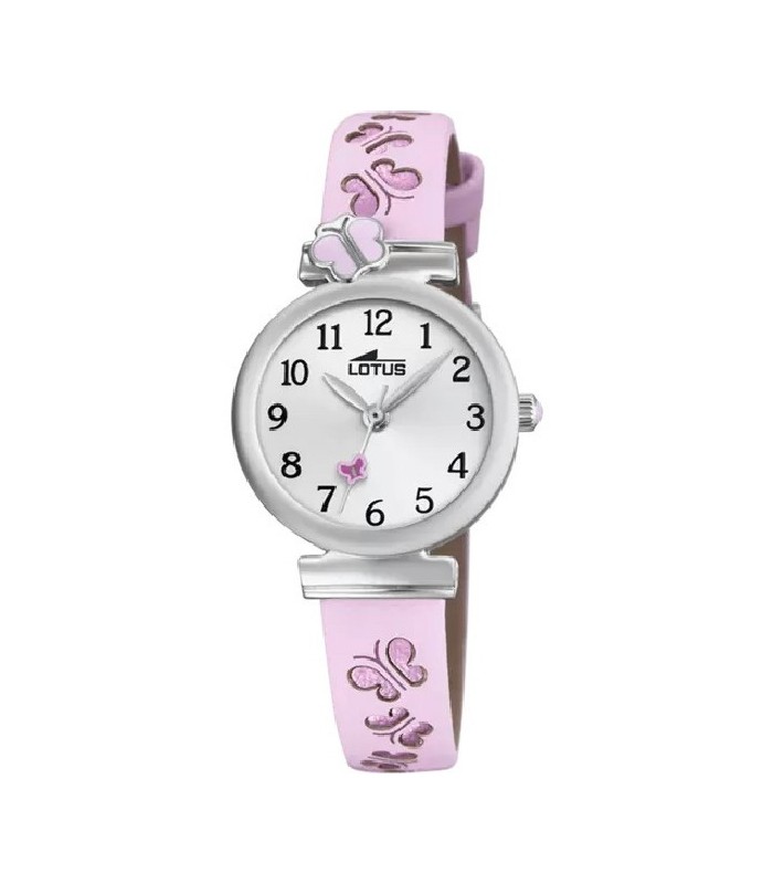 Lotus Reloj Niña Acero Correa Rosa Mariposas Tam 24 mm - 18627/2
