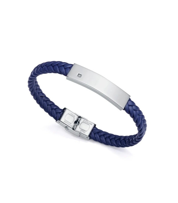 Viceroy Fashion 6484P01013 Pulsera Hombre Cuero Azul L - 000730226