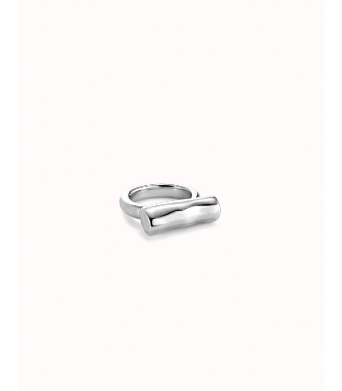 Uno de 50 ANI0814MTL000012 Anillo Unisex Chapado Plata Talla 12 - 000500872