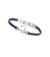Viceroy Fashion 75394P01013 Pulsera Niño Acero Cuero Azul Cruz - 000730292