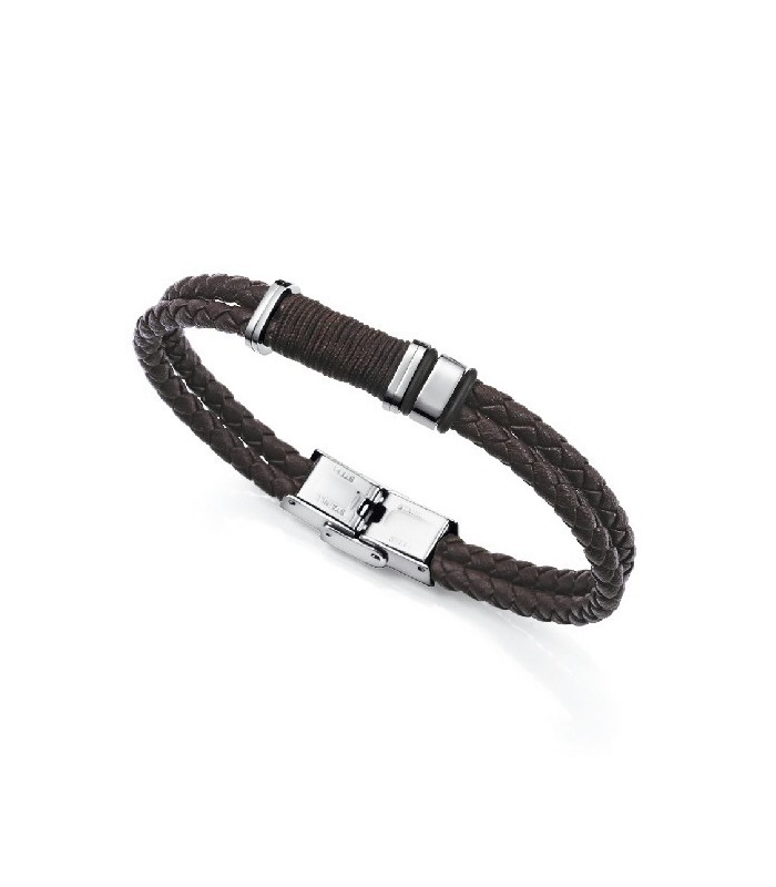 Viceroy Fashion 14129P01011 Acero Cuero marrón Trenzado L - 000730273