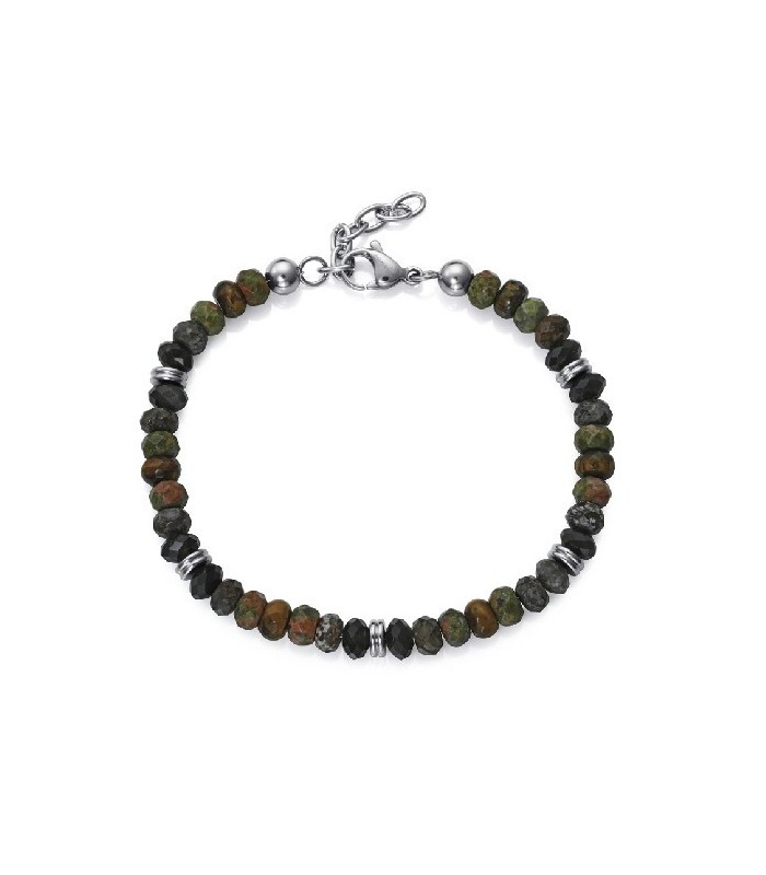 Viceroy Fashion 14314P01011 Pulsera Hombre Acero Piedras Naturales - 000730288