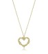 Viceroy Jewels 13248C100-30 Collar Mujer Plata Dorada corazón Mamá - 000750272