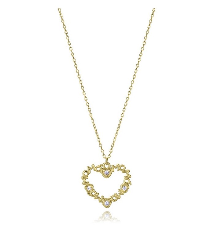Viceroy Jewels 13248C100-30 Collar Mujer Plata Dorada corazón Mamá - 000750272