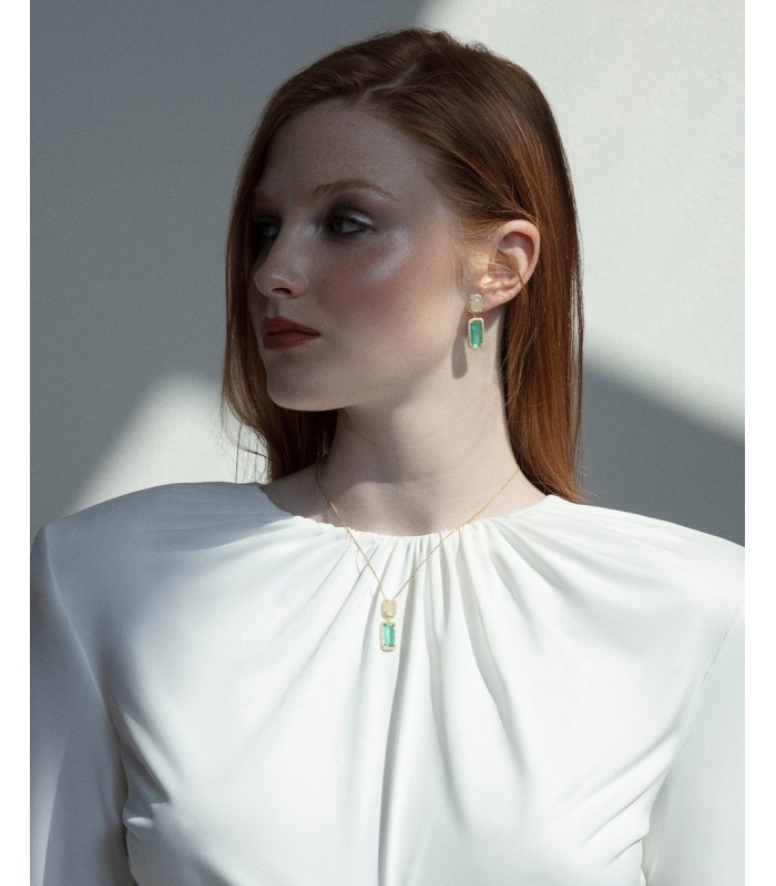 Viceroy Jewels 2305C100-59 Collar Mujer Plata Dorada Cristal - 000750273