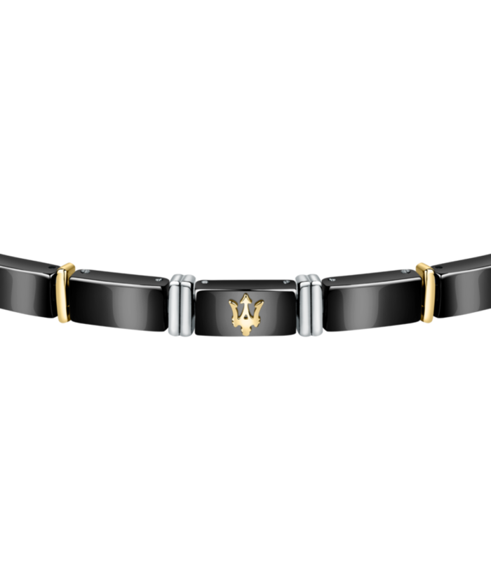 Maserati Joyas JM221ATZ03 Pulsera Hombre Acero IP Negro - 000340065