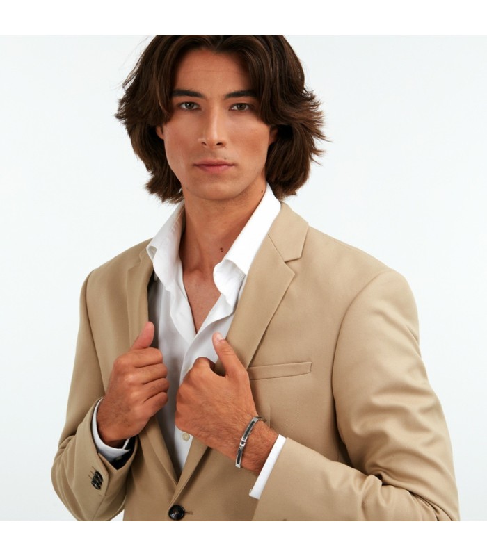 Maserati Joyas JM423AVD24 Pulsera Hombre Acero Fibra de Carbono - 000340076