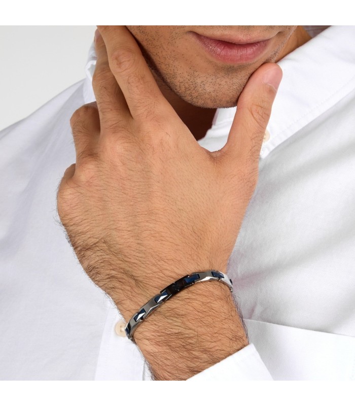 Maserati Joyas JM424ATZ14 Pulsera Hombre Acero Ip Azul - 000340077