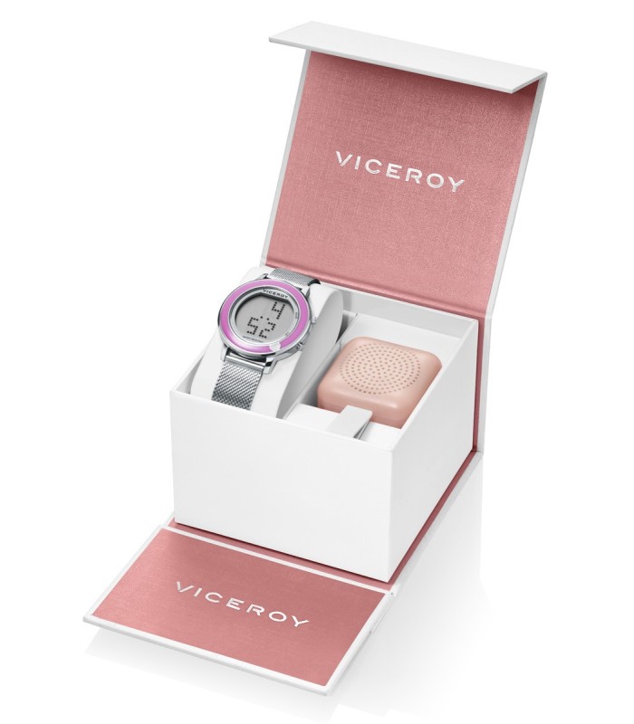 Viceroy Reloj Niña Comunión Acero Digital Malla Milanesa 34 mm - 401116-00